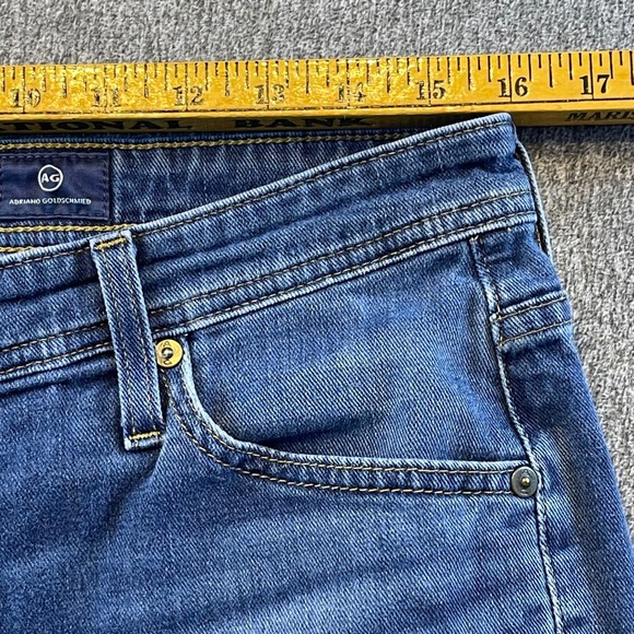 AG Adriano Goldschmied Men's Slim Straight Jeans - Blue - Picture 7 of 10